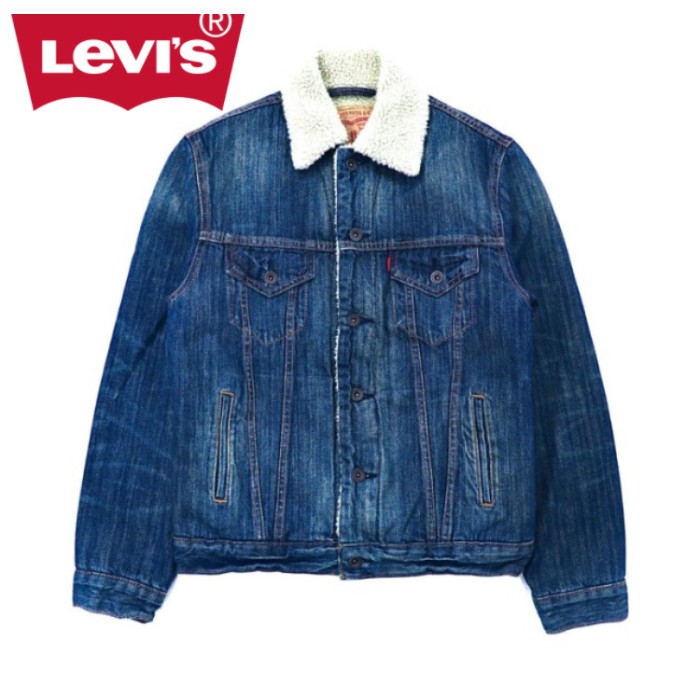 Levi's 裏ボアデニムジャケット S ブルー S40116 | Vintage.City 빈티지숍, 빈티지 코디 정보