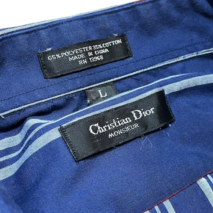 【Christian Dior】サファリストライプシャツ | Vintage.City 빈티지숍, 빈티지 코디 정보