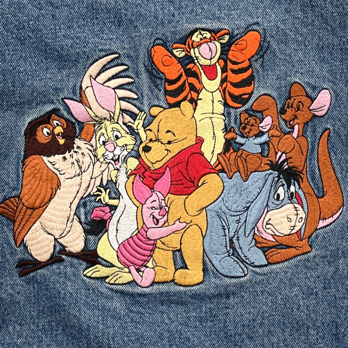 Disney Store Pooh denim jacket 2398026　ディズニー プー　デニムジャケット | Vintage.City 빈티지숍, 빈티지 코디 정보