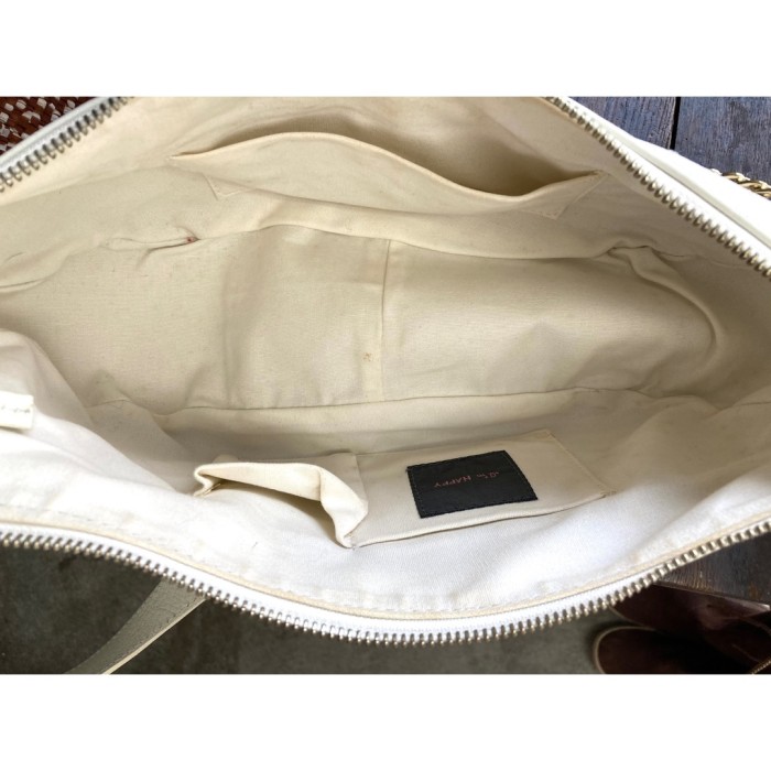 2way bag / ショルダー ハンドバッグ  白 スタッズ #1220 | Vintage.City 古着屋、古着コーデ情報を発信