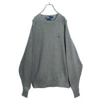 90s Polo by Ralph Lauren L/S cotton knit sweater | Vintage.City 古着屋、古着コーデ情報を発信
