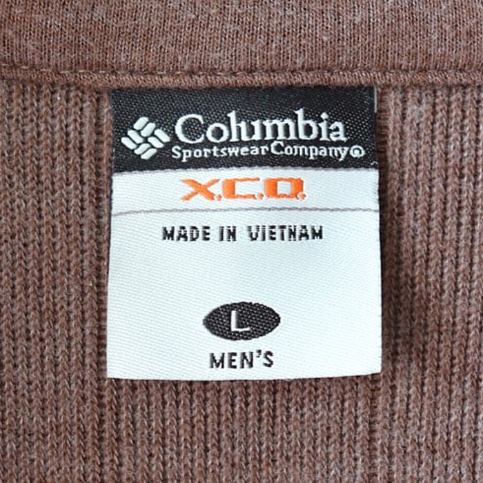 コロンビア XCO ハーフジップ コットン ポリニット セーター メンズL ベージュ Columbia アウトドア 古着 @CH0620 | Vintage.City Vintage Shops, Vintage Fashion Trends