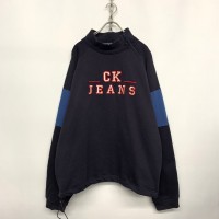 90-00’s “Calvin Klein” Half Zip Embroidery Sweat Shirt | Vintage.City 古着屋、古着コーデ情報を発信