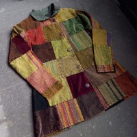 パッチワーク ハーフ丈ジャケット used [102107] | Vintage.City 古着屋、古着コーデ情報を発信