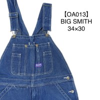 【OA013】34×30 BIG SMITH denim overall 　ビックスミス　オーバーオール | Vintage.City 古着屋、古着コーデ情報を発信