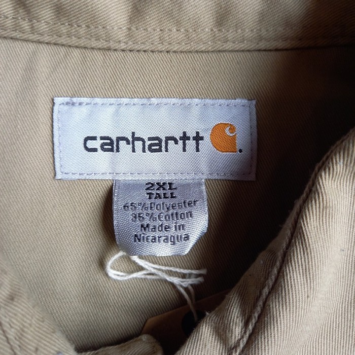 ビッグサイズ Carhartt 企業刺繍 ワークシャツ used [107021] | Vintage.City 古着屋、古着コーデ情報を発信