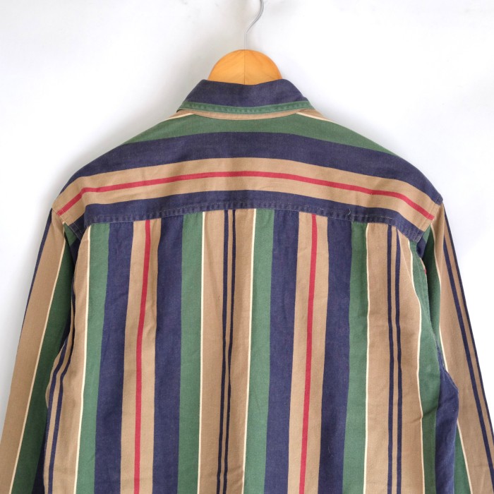 L.L.bean 80〜90s コットンストライプBDシャツ | Vintage.City 古着屋、古着コーデ情報を発信