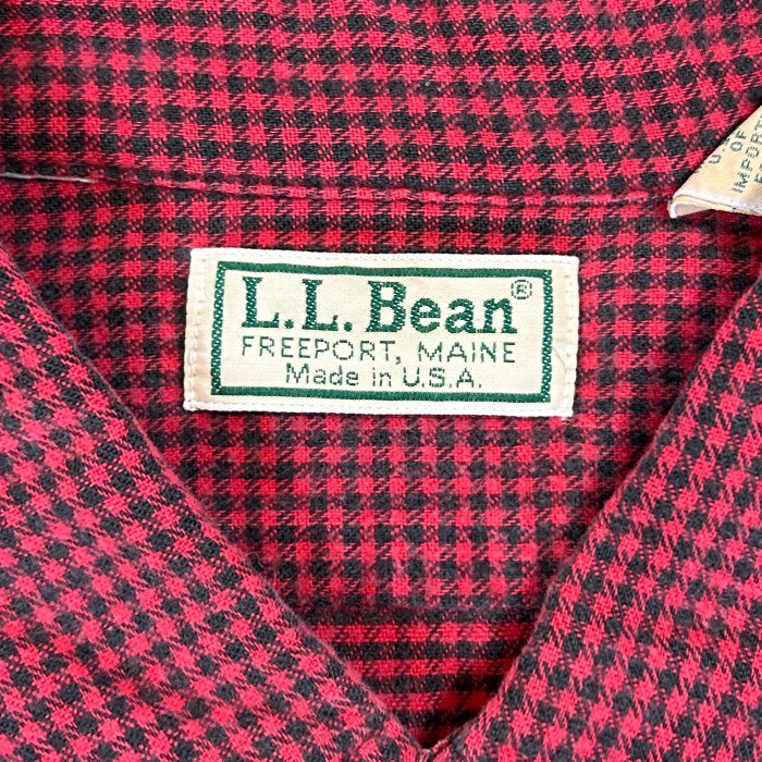 Mens】90s L.L.Bean フランネルシャツ / Made In USA Vintage