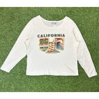 【Lady's】 CALIFORNIA Uネック  トップス / Made In USA Vintage ヴィンテージ 古着 カットソー T-Shirt ティーシャツ Tシャツ | Vintage.City 古着屋、古着コーデ情報を発信