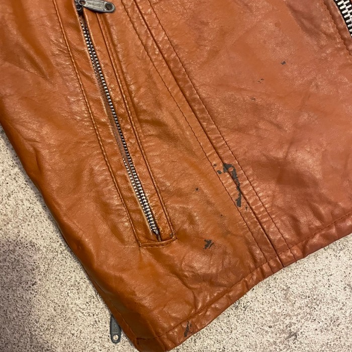 70-80s Sears single riders leather jacket | Vintage.City 古着屋、古着コーデ情報を発信