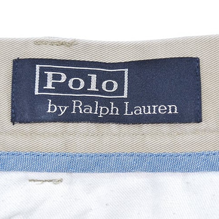ポロ バイ ラルフローレン ハーフパンツ コットンチノ チノショーツ W35 ベージュ系 Polo by Ralph Lauren 半ズボン @EZ0507 | Vintage.City 古着屋、古着コーデ情報を発信