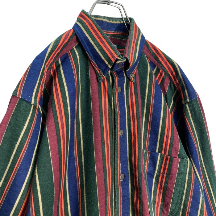 80-90s Woolrich L/S multicolored chamois shirt | Vintage.City 古着屋、古着コーデ情報を発信
