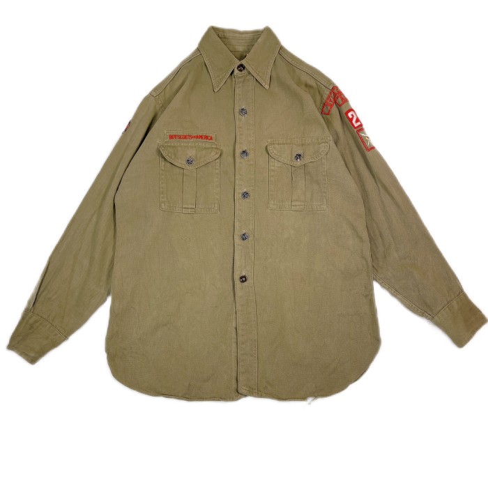 1 / 2 50‘s boy scout shirt 50年代 ボーイスカウト シャツ 2398006 | Vintage.City 古着屋、古着コーデ情報を発信