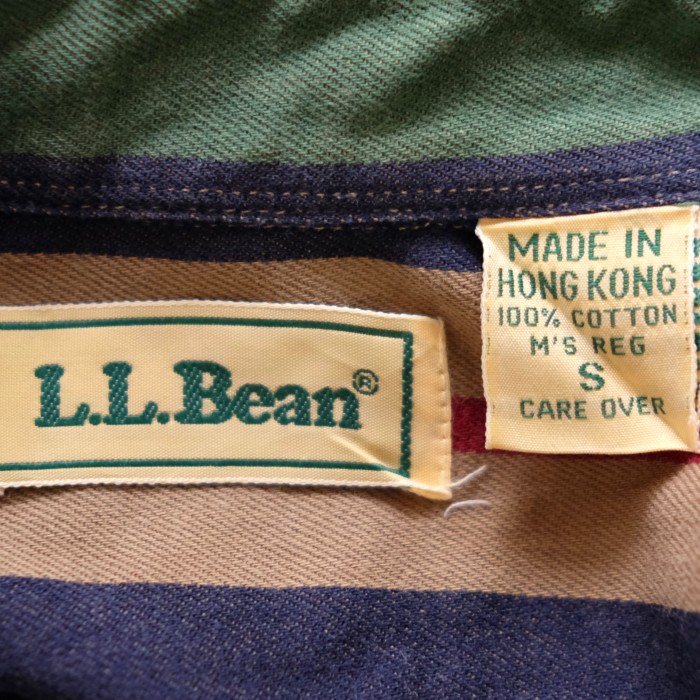 L.L.bean 80〜90s コットンストライプBDシャツ | Vintage.City 古着屋、古着コーデ情報を発信