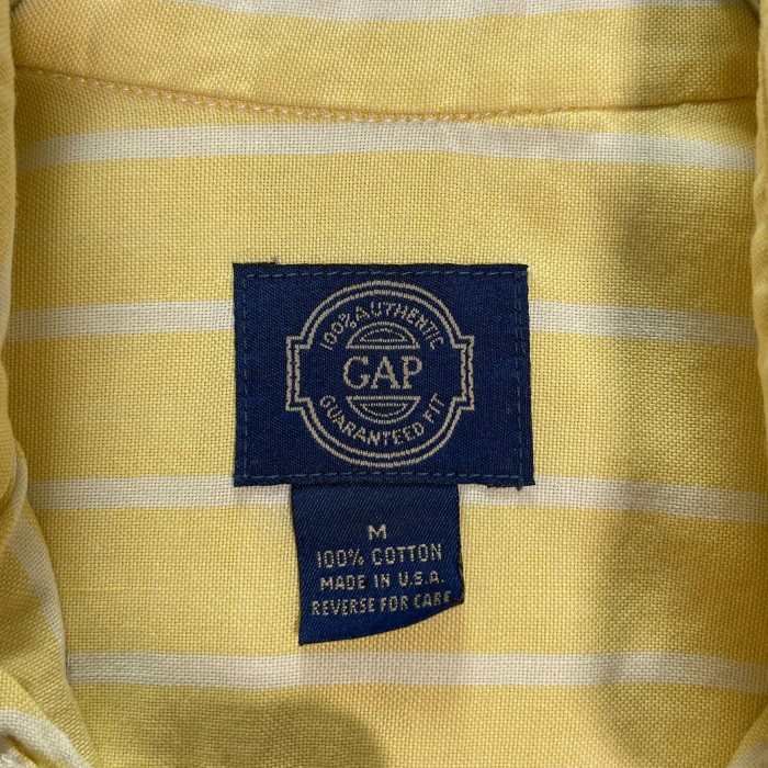 80s OLD GAP L/S BD cotton stripe shirt | Vintage.City 빈티지숍, 빈티지 코디 정보
