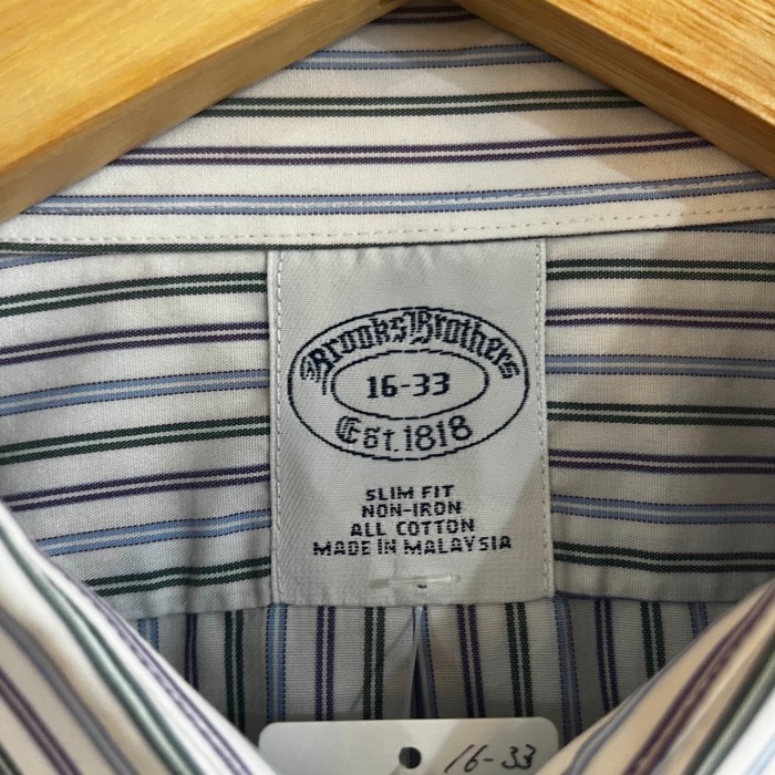 Brooks Brothers stripe design shirt | Vintage.City 빈티지숍, 빈티지 코디 정보