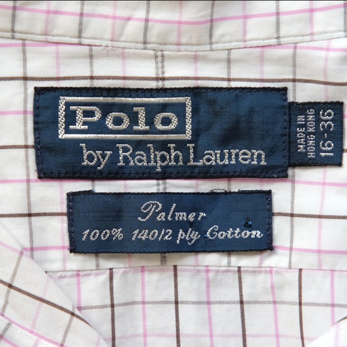 Polo by RalphLauren 90s palmer コットンL/Sシャツ | Vintage.City 古着屋、古着コーデ情報を発信