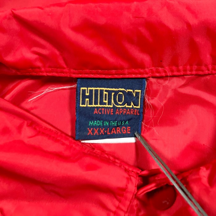 80s 紺タグ HILTON ACTIVE APPAREL ヒルトンアクティブアパレル ボタン ナイロンジャケット ビッグサイズ | Vintage.City 古着屋、古着コーデ情報を発信