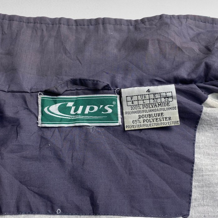 【90's】 Cup's ジップアップ ナイロンジャケット 切り替えデザイン | Vintage.City 古着屋、古着コーデ情報を発信