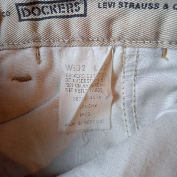 DOCEKRS コットンピケ風パンツ used [212130] | Vintage.City 古着屋、古着コーデ情報を発信