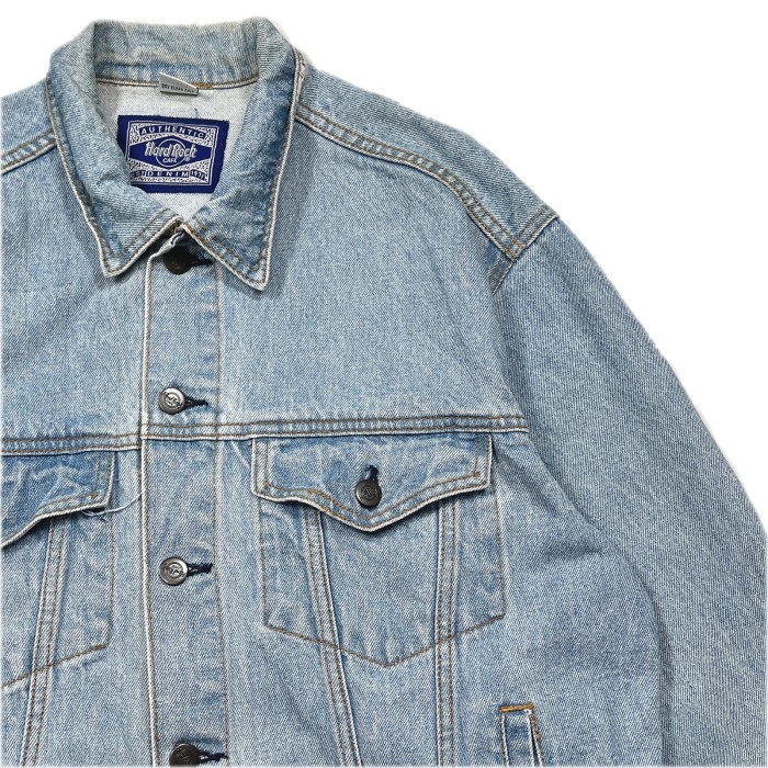 Msize Hard Rock Cafe Denim jacket ハードロック デニムジャケット 23091501 | Vintage.City 古着屋、古着コーデ情報を発信