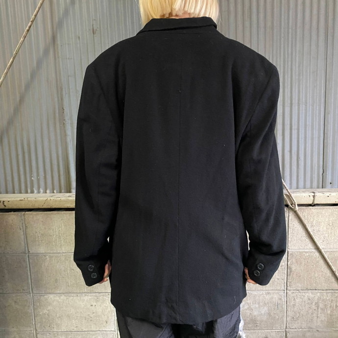 80年代～90年代 バーバリー カシミヤ混 ウール テーラードジャケット 