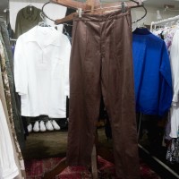1950's French Vintage LE FORT-BEAU Brown Twill Work Pants【DEADSTOCK】 | Vintage.City 古着屋、古着コーデ情報を発信