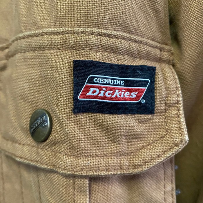 Dickies ディッキーズ ダック地 フード付き フェイクレイヤード ワークシャツジャケット メンズXL | Vintage.City 古着屋、古着コーデ情報を発信