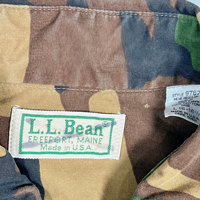 70's～80's L.L.Bean camouflage shirt 70年代 80年代 エルエルビーン カモフラ シャツ 23091512 | Vintage.City 古着屋、古着コーデ情報を発信
