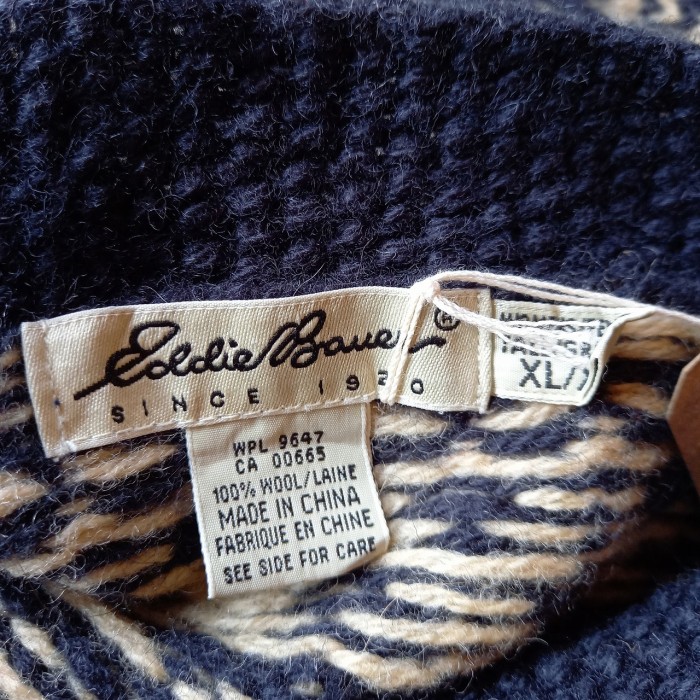 Eddie Bauer ノルディック柄セーター used [212077] | Vintage.City 古着屋、古着コーデ情報を発信