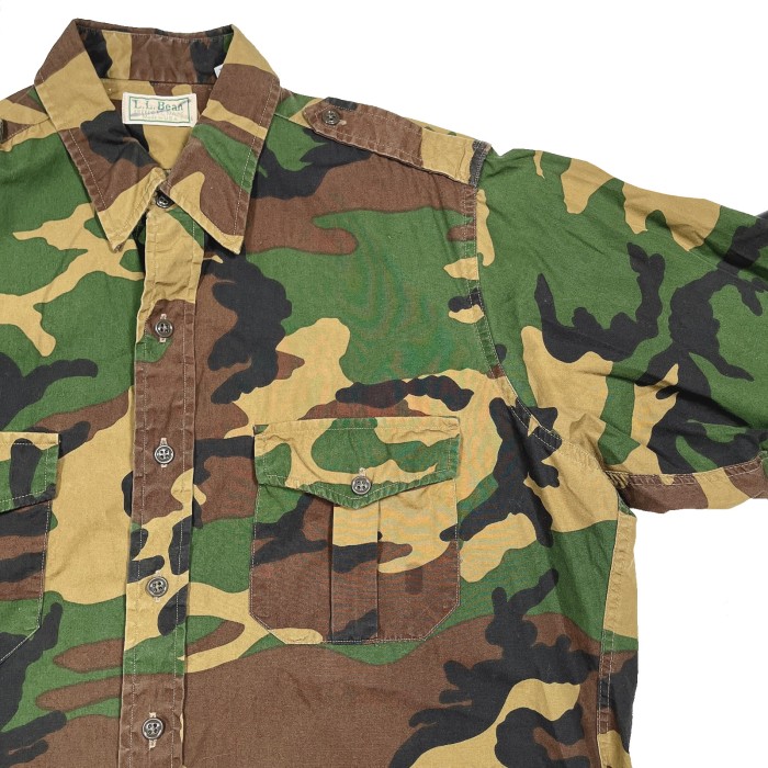 70's～80's L.L.Bean camouflage shirt 70年代 80年代 エルエルビーン カモフラ シャツ 23091512 | Vintage.City 古着屋、古着コーデ情報を発信