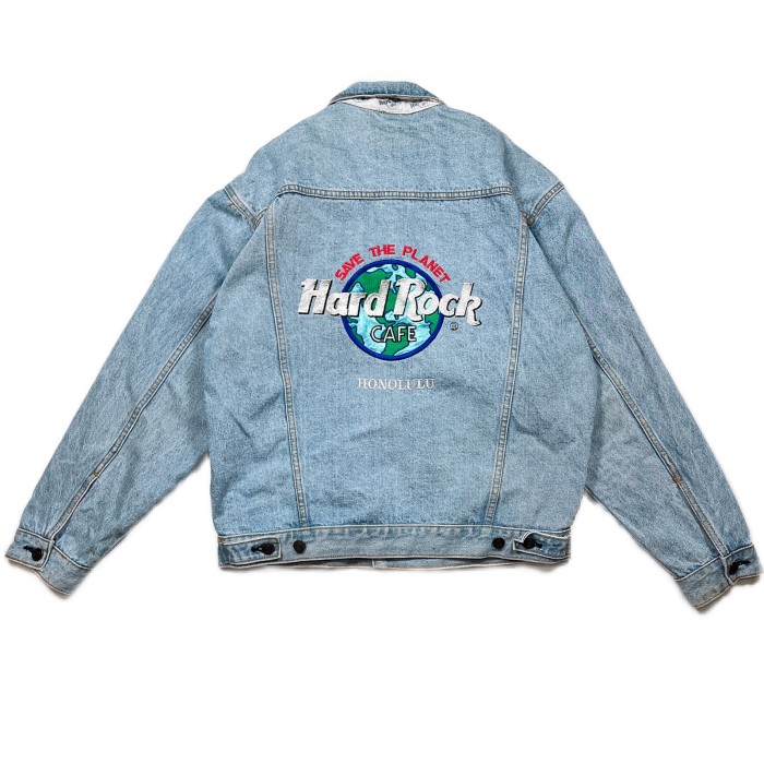 Msize Hard Rock Cafe Denim jacket ハードロック デニムジャケット 23091501 | Vintage.City 古着屋、古着コーデ情報を発信