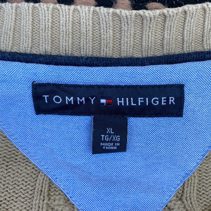 00年代 TOMMY HILFIGER トミーヒルフィガー コットンニットセーター メンズXL | Vintage.City 古着屋、古着コーデ情報を発信