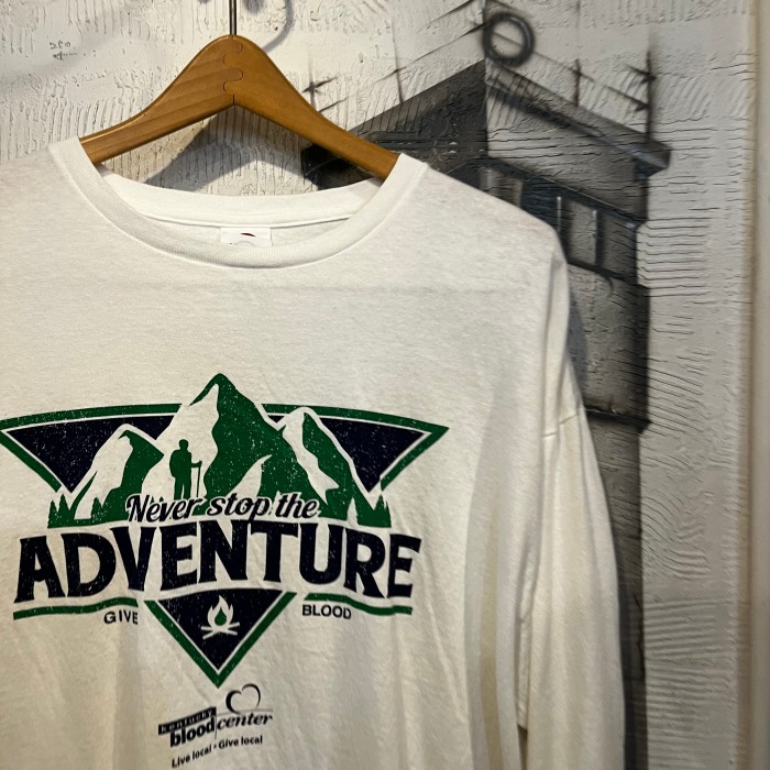 print long sleeve t-shirt | Vintage.City 古着屋、古着コーデ情報を発信