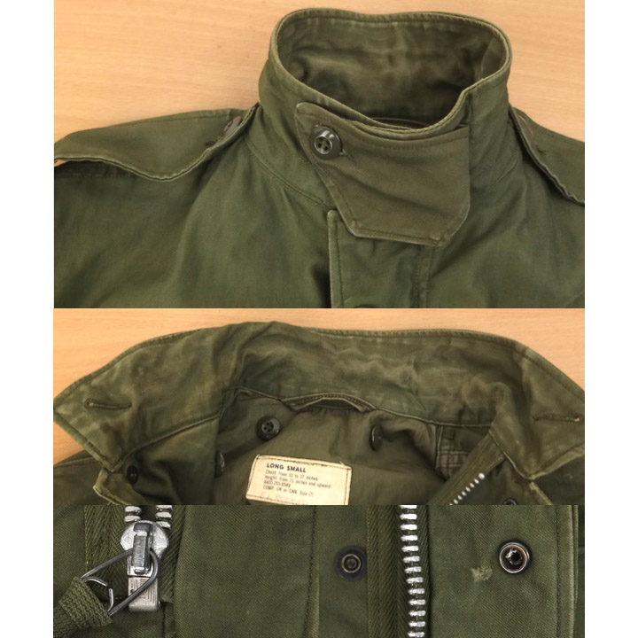 M-1951 フィールドジャケット SL 袖リペア 米軍 実物 60's ミリタリー