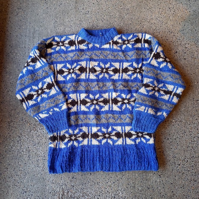 南米製 エスニック柄セーター used [201007] | Vintage.City 古着屋、古着コーデ情報を発信