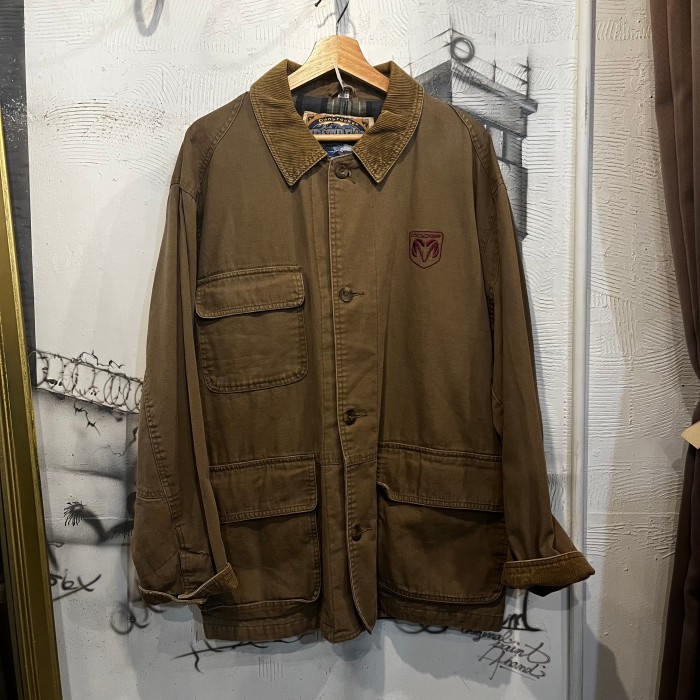 dunbrooke corduroy collar hunting jacket | Vintage.City 古着屋、古着コーデ情報を発信