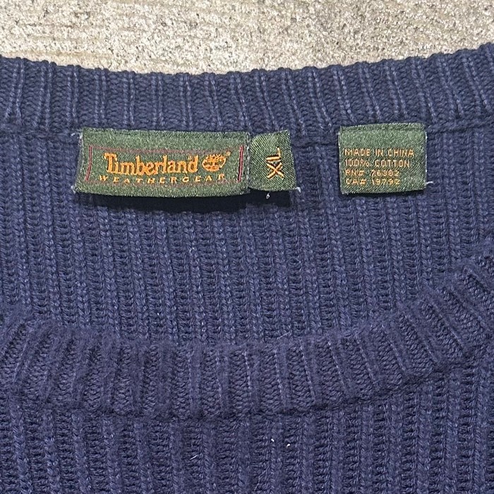 90's Timberland コットンニットセーター | Vintage.City 古着屋、古着コーデ情報を発信