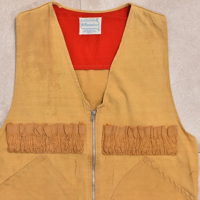 メンズ M相当 60s モンゴメリー・ワード ハンティングベスト 日本製 ヴィンテージ ジレ 狩猟 60s MONTGOMERY WARD hunting vest | Vintage.City 古着屋、古着コーデ情報を発信
