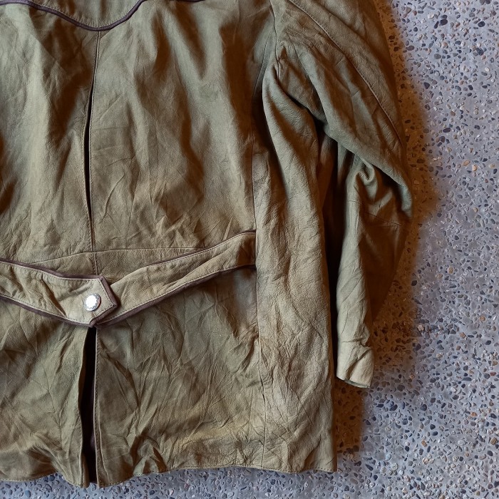 ドイツ製？ チロリアン レザージャケット used [201074] | Vintage.City 古着屋、古着コーデ情報を発信