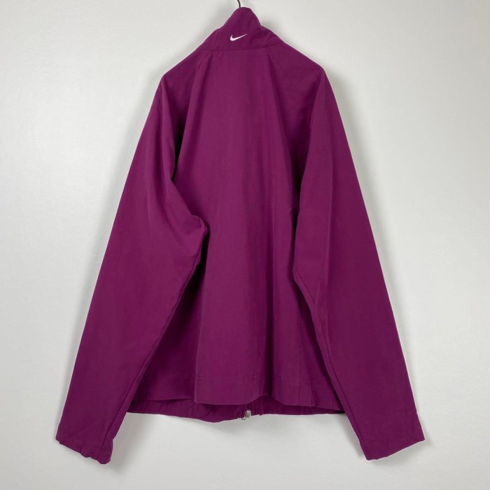 古着 NIKE ロゴ刺繍 サイドライン ナイロンジャケット 紫 パープル M相当 | Vintage.City 古着屋、古着コーデ情報を発信