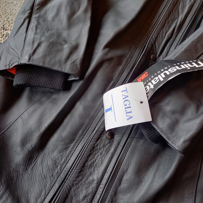 イタリア ハイウェイポリス モーターサイクル レザージャケット size2 deadstock [201015] | Vintage.City 古着屋、古着コーデ情報を発信