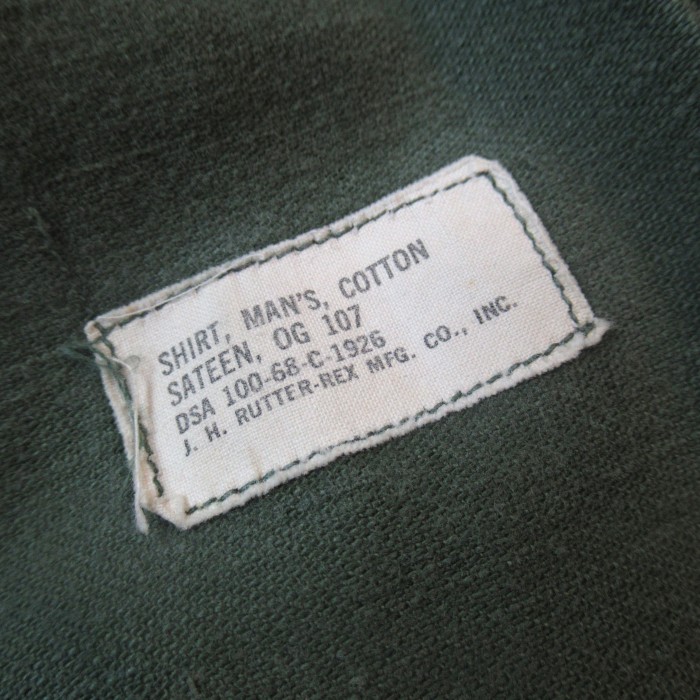 68S U.S.ARMY 米軍 OG-107 ユーティリティシャツ【15 1/2×31】 | Vintage.City 古着屋、古着コーデ情報を発信