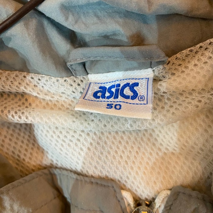アシックス ASICS ナイロンジャケット ナイロン素材 ホワイト ライトアウター | Vintage.City 古着屋、古着コーデ情報を発信