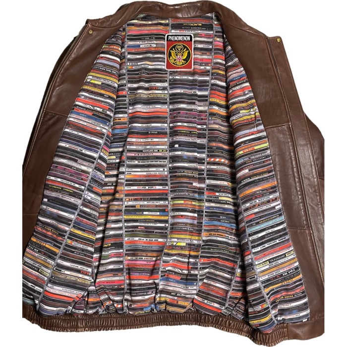 激レア PHENOMENON 2005年モデル ラムレザージャケット ブラウン XXLサイズ | Vintage.City 古着屋、古着コーデ情報を発信