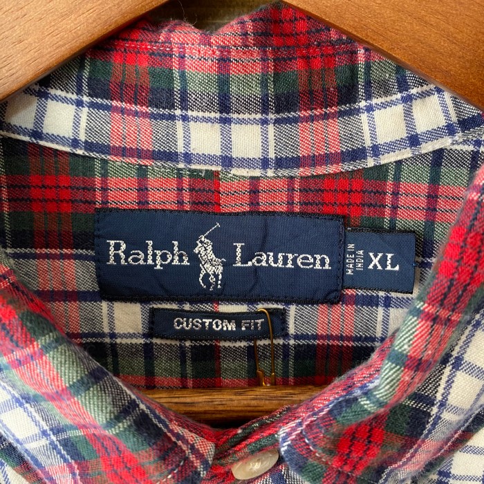 1990's Polo by Ralph Lauren BD L/S shirt CUSTOM FIT ラルフローレン 秋色 091706 | Vintage.City 古着屋、古着コーデ情報を発信