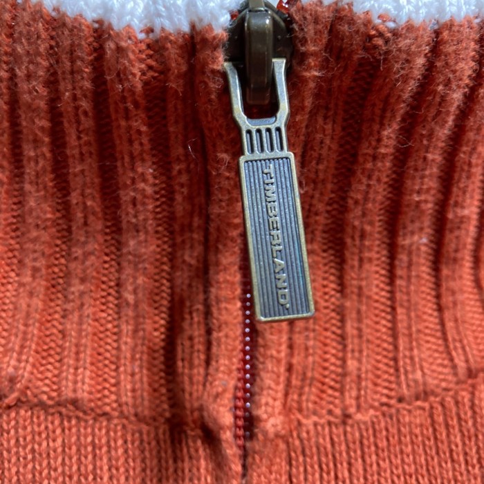 Timberland ティンバーランド knit sweater ハーフジップ ニット