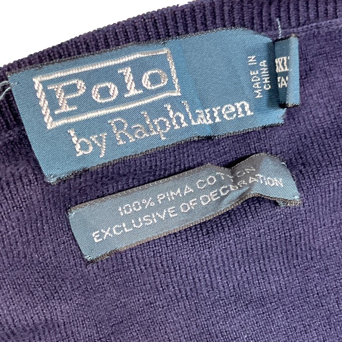 3XLT Polo by Ralph Lauren cotton vest ポロラルフローレン コットンベスト 23091528 | Vintage.City 古着屋、古着コーデ情報を発信