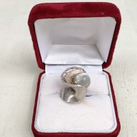 永ビンテージヴィンテージシルバー×水晶シルバーリング指輪11.5号 | Vintage.City 빈티지숍, 빈티지 코디 정보