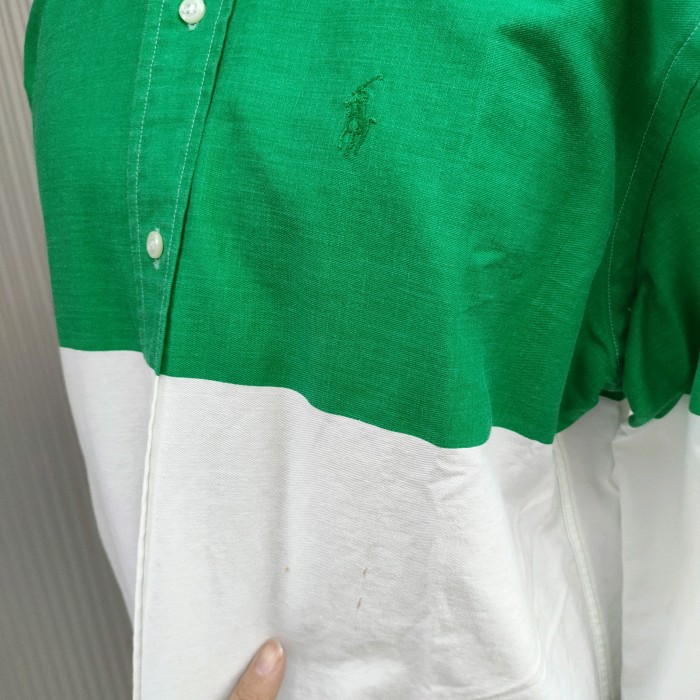 【80s90sUSA製】美品ラルフローレン マルチ ボーダー BDシャツ | Vintage.City 古着屋、古着コーデ情報を発信